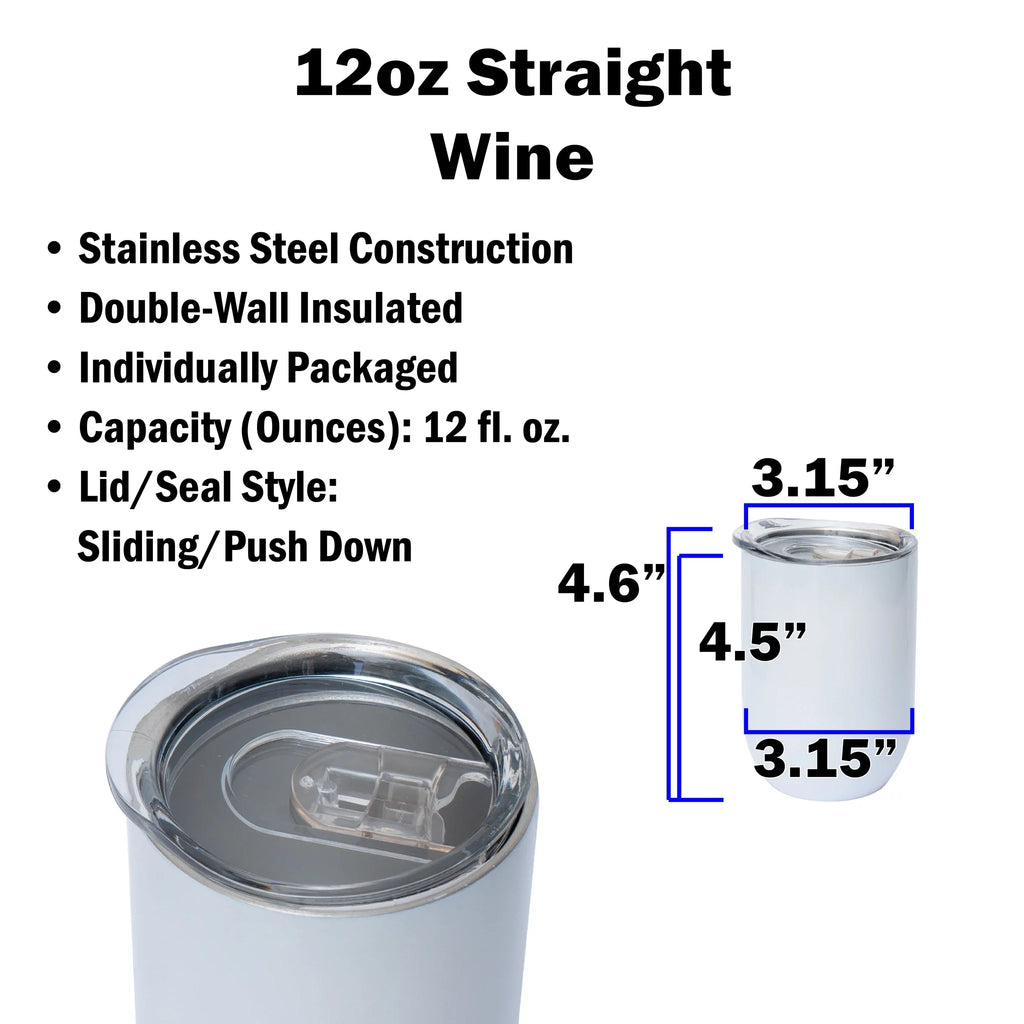 12oz Stainless Steel Insulated Travel Tumbler with Splash Proof Lid C580504