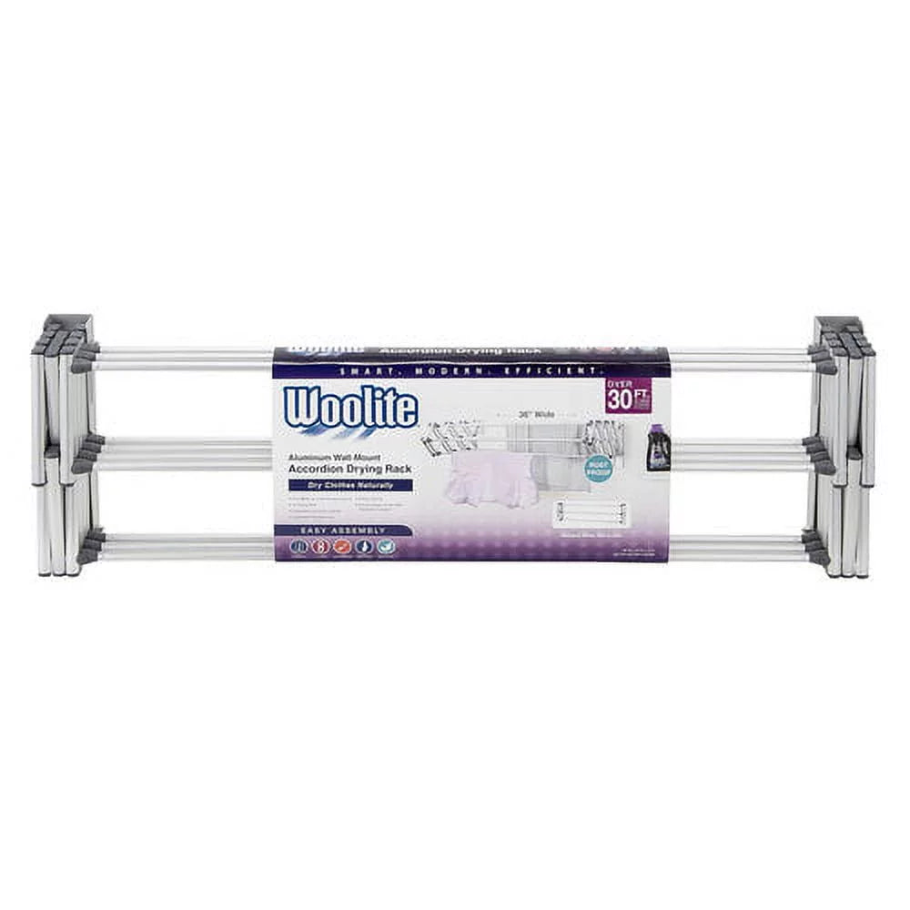 Accordion Wall Drying Rack Collapsible Aluminum P308292