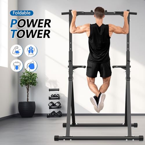 Pull Up Bar Dip Station for Home Gym Strength Training Q39888
