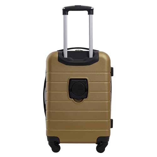 Smart Luggage Set with Cup Holder and USB Port, 20-Inch Carry-On K967