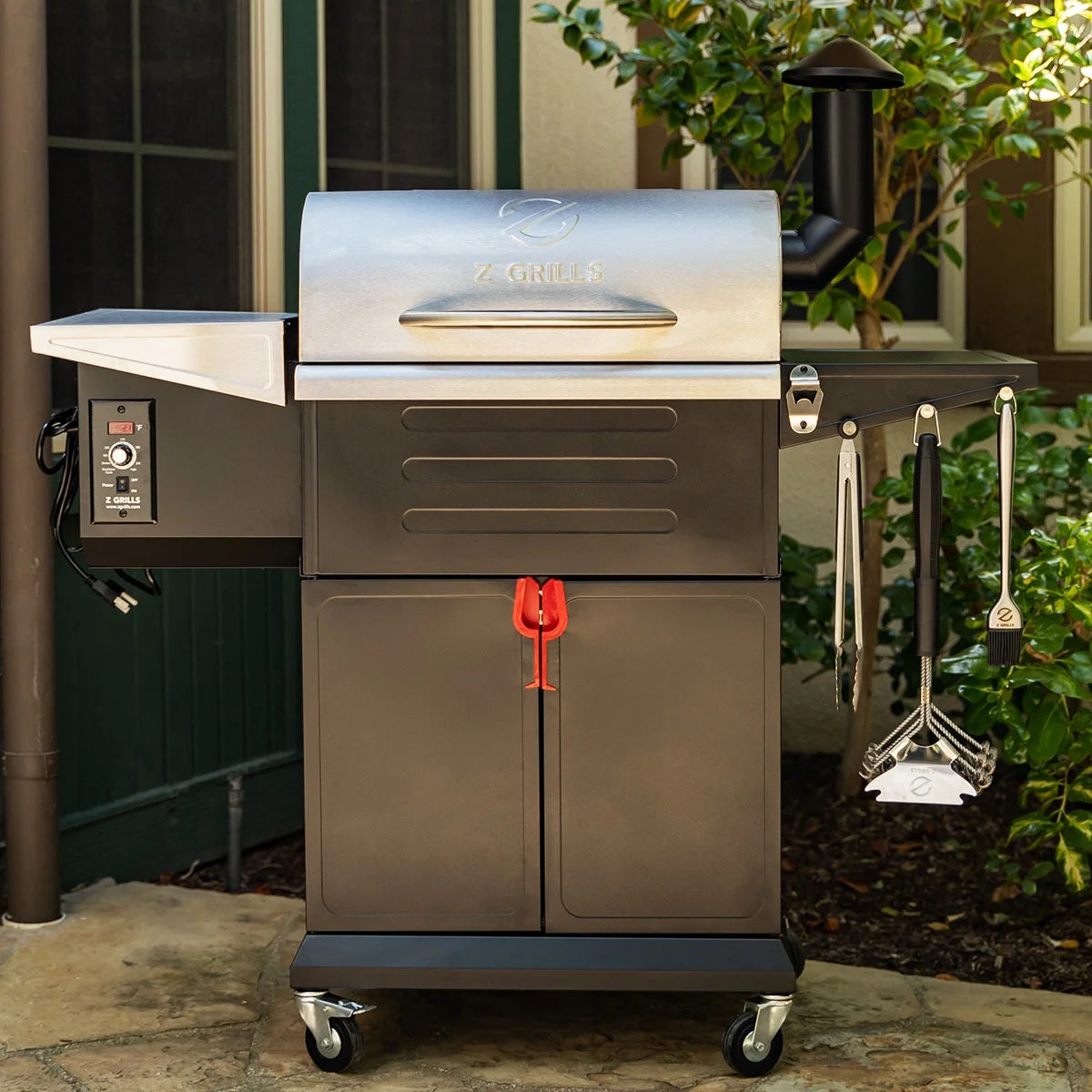 Wood Pellet Grill Smoker with PID Technology and Auto Temperature Control C6306