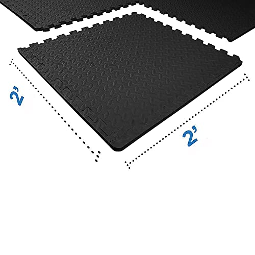Puzzle Exercise Mat with EVA Foam Interlocking Tiles for MMA, Gymnastics and Home Gym N211438