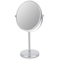 8" Makeup Mirror with Lights, Rechargeable 1x/10x LED Lighted Magnifying Mirror with 3 Colors, 360° Rotation Rechargeable Double Sided Mirror, Touch Dimming, Adjustable Height
