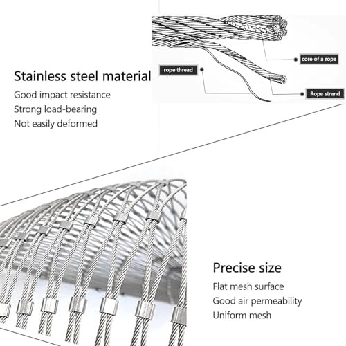 Deer Fencing Net Animal Poultry Barrier Fence for Garden Farm X34880
