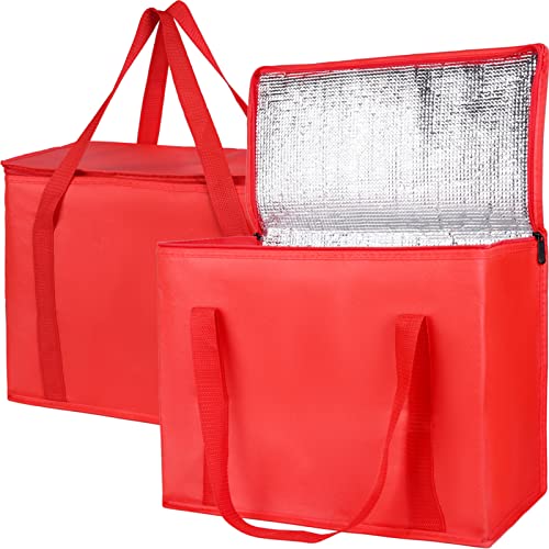 Insulated Food Delivery Bag Hot Cold Meal Carrier Cooler Tote K646948