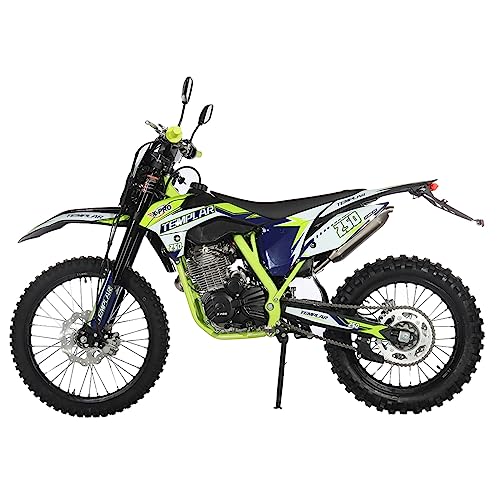 250cc Dirt Bike with 5-Speed Manual Transmission, Electric and Kick Start Q42837