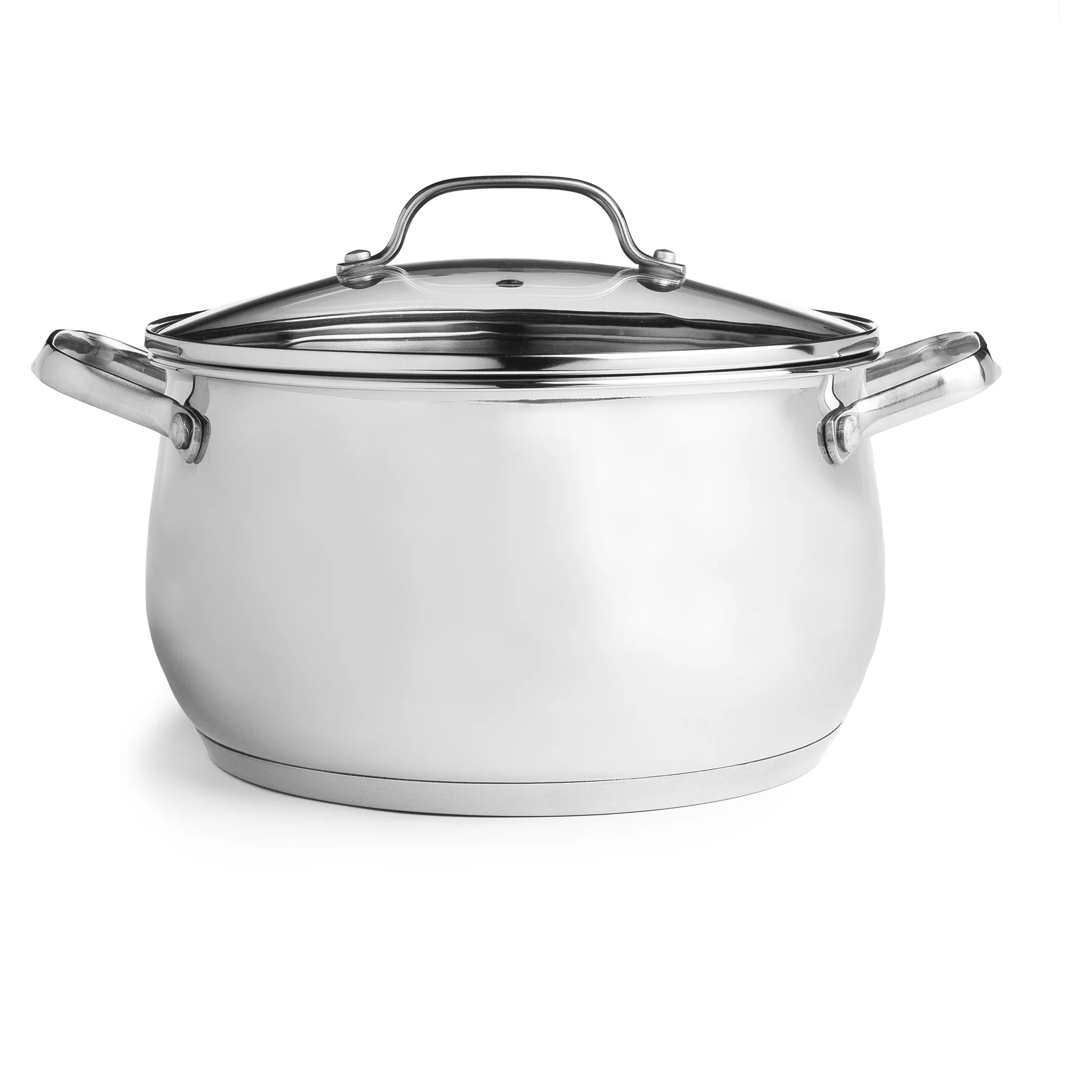 Stainless Steel Dutch Oven with Glass Lid, 5 Quart R996608