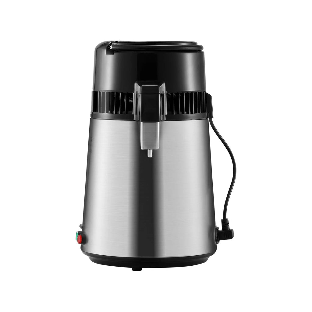4L Water Distiller Purifier Machine Countertop Stainless Steel Interior 750W P961678
