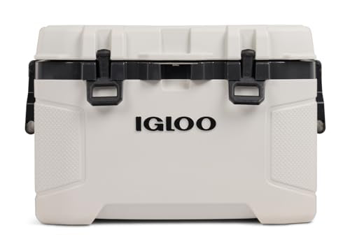 52Qt Wheeled Cooler, Insulated Hard Shell Ice Chest U65603