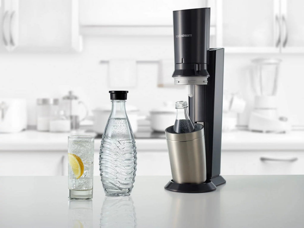 Sparkling Water Maker Kit with CO2 and Glass Carafes D595850