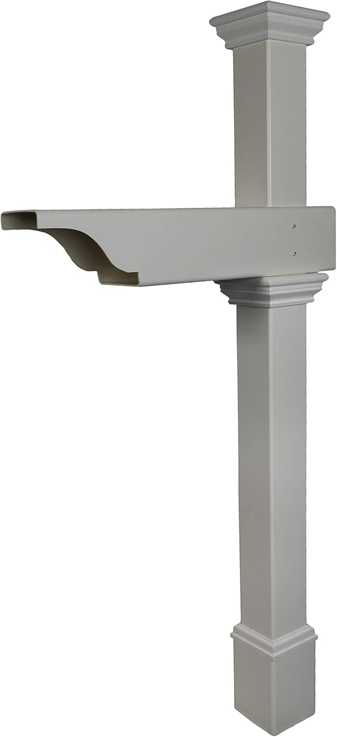 Classica Mailbox Post, White N12396