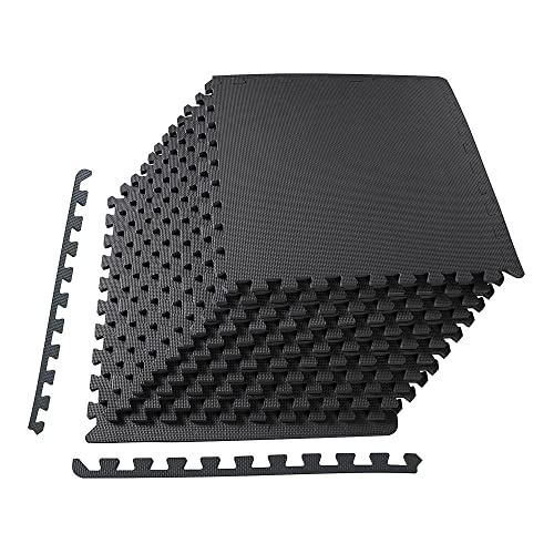 Puzzle Exercise Mat with EVA Foam Interlocking Tiles for MMA, Gymnastics and Home Gym N211438