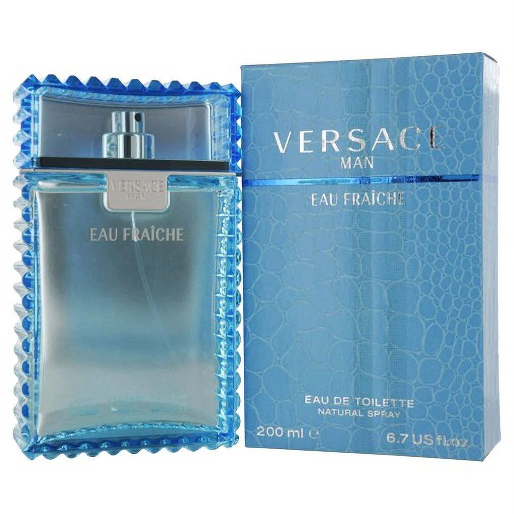 Versace Man Eau Fraiche by Versace, 6.7 oz Eau De Toilette Spray for Men