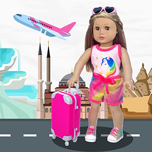 18 inch Doll Clothes and Accessories Travel Play Set Q23832