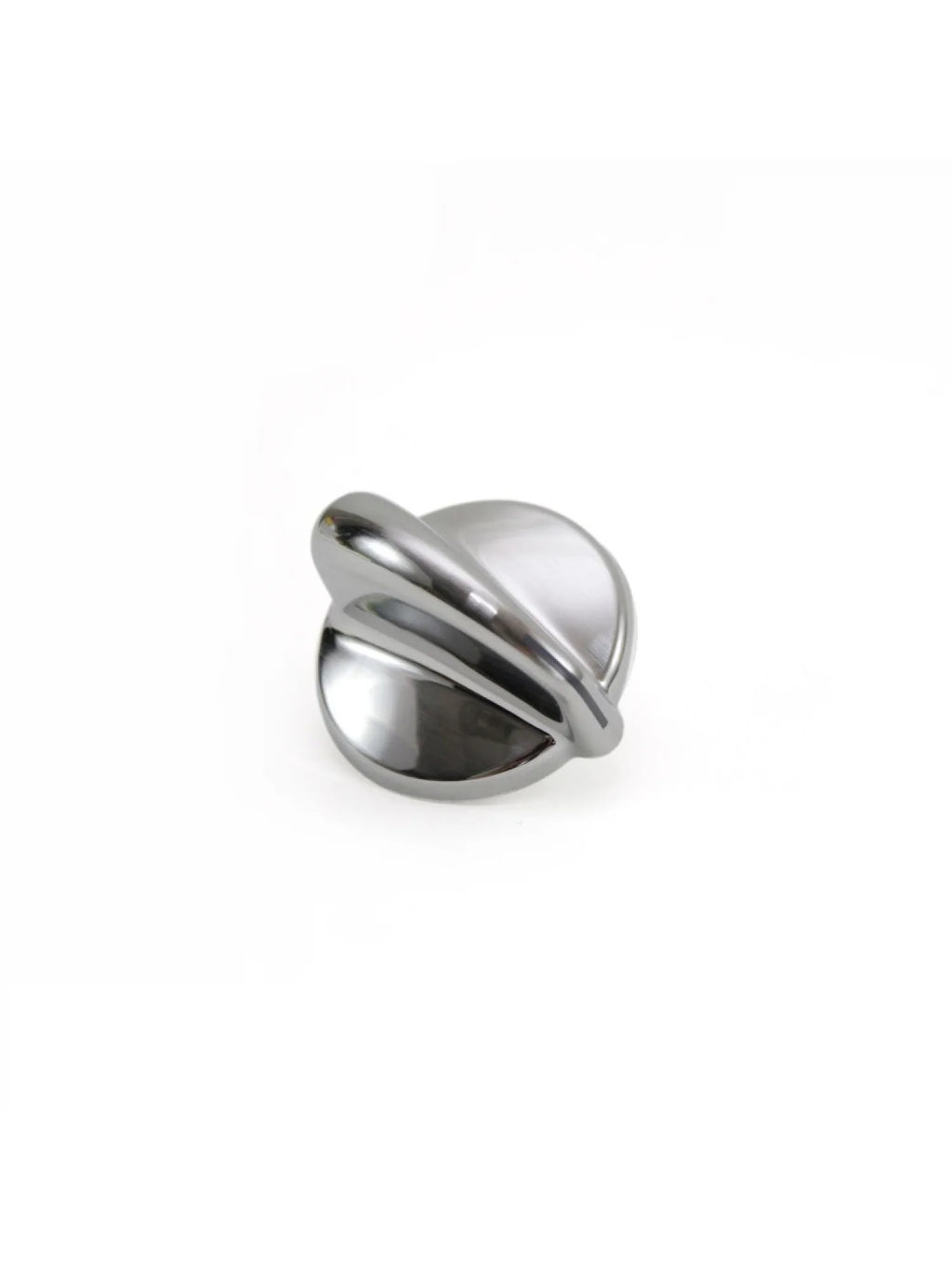 WB03X10316 GE Cooktop Knob Burner Tri-Chrome