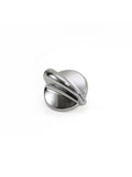 WB03X10316 GE Cooktop Knob Burner Tri-Chrome