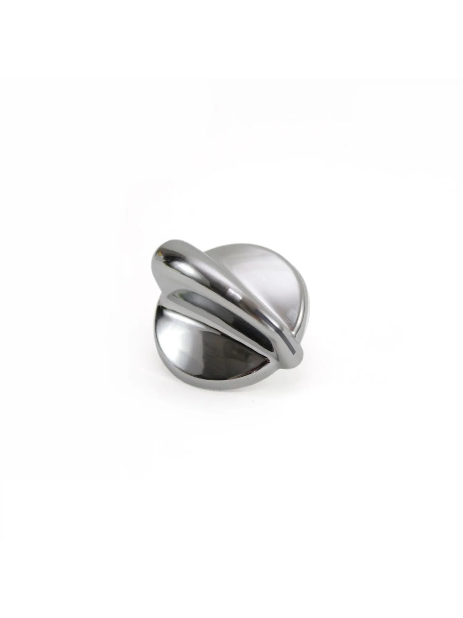 WB03X10316 GE Cooktop Knob Burner Tri-Chrome