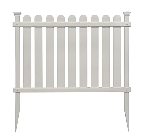 Puppy and Garden Fence Kit 2 Panels, White D693