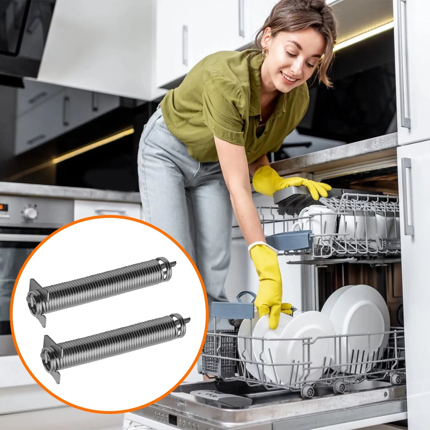 Dishwasher Door Spring Kit Replacement J14096