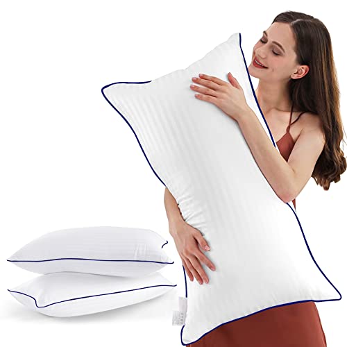 Cooling King Size Bed Pillows Set of 2 for Sleeping X891749