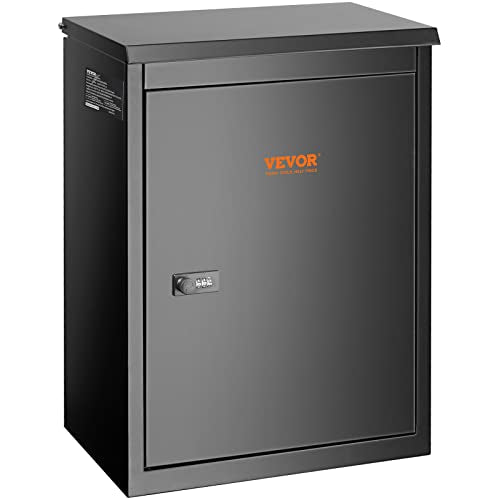 Wall Mounted Parcel Delivery Box, Extra Large Lockable, Galvanized Steel, Waterproof T97524