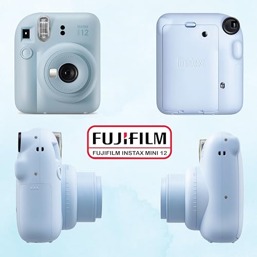 Instax Mini 12 Instant Camera Bundle with 60 Sheets Film and Accessories N9593