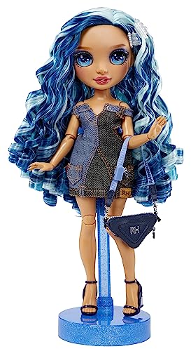 Blue 11" Fashion Doll and Playset with 2 Outfits and Accessories U6205