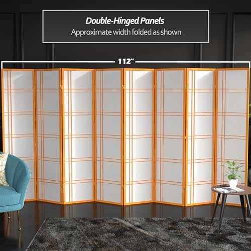 6 Panel Honey Room Divider X65165