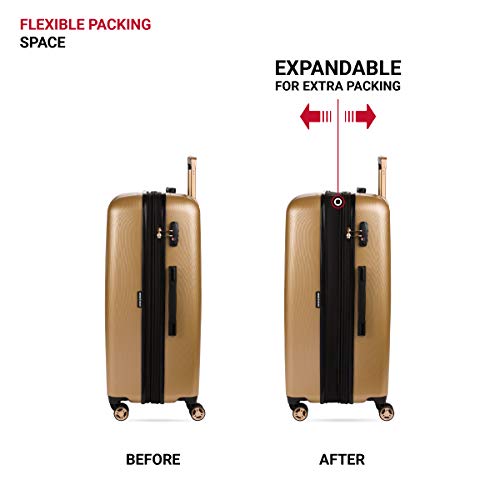 Expandable Hardside Carry-On Luggage with Spinner Wheels and TSA Lock F31623