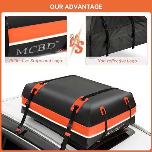 Soft-Shell Waterproof Rooftop Cargo Carrier for SUV, 21 Cubic Feet S158395
