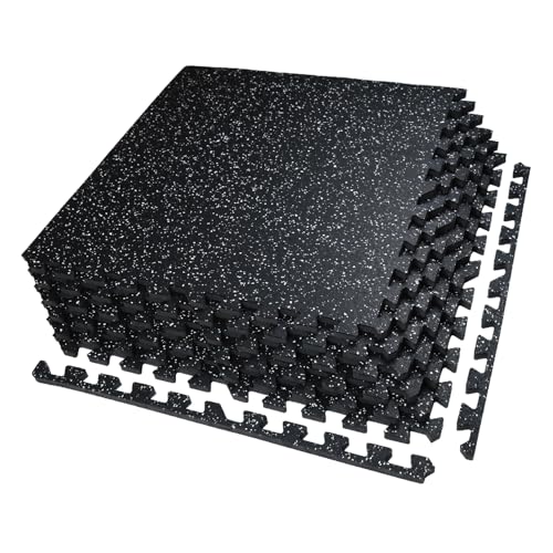 Exercise Mats 24 Sq Ft Interlocking EVA Foam for Home Gym I7577