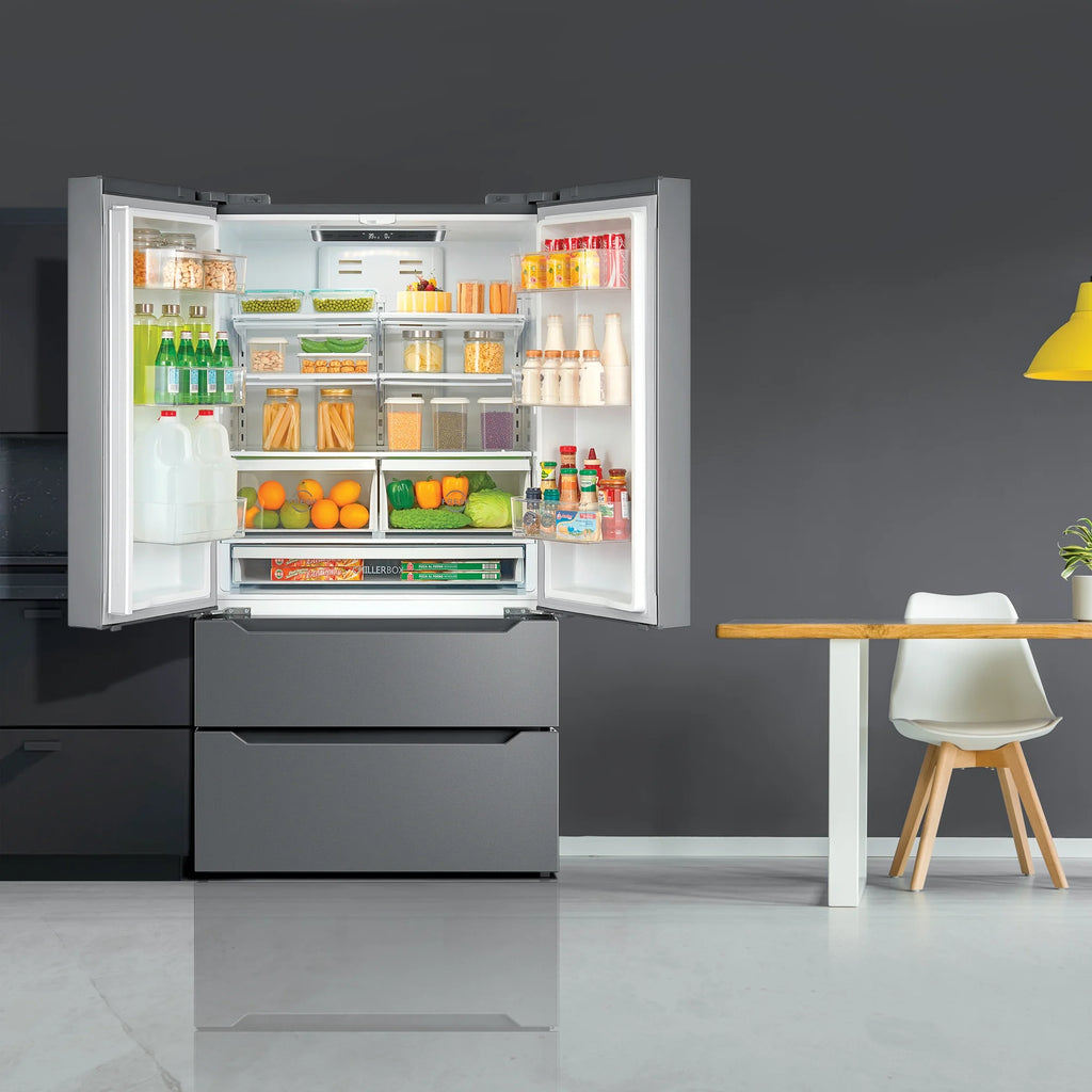 2 Piece Kitchen Appliance Package with 30" Gas Range & French Door Refrigerator X766