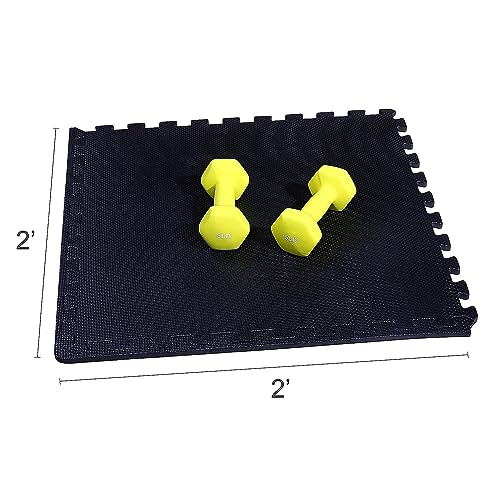Puzzle Exercise Mat with EVA Foam Interlocking Tiles for MMA, Gymnastics and Home Gym N211438