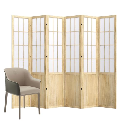 Japanese Shoji Folding Room Divider, 4 Panels, Black T762554