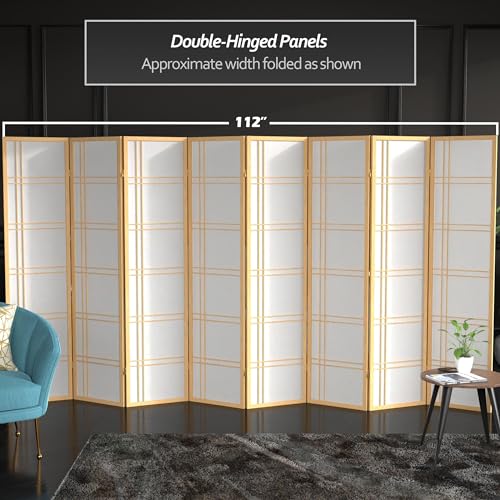 6 Panel Honey Room Divider X65165
