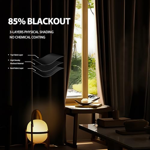 Ceiling Mounted Room Divider Curtain Track Set, Blackout Panel, White Rail, 8.3 x 7 ft K66131