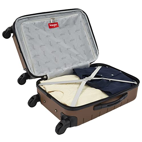 Smart Luggage Set with Cup Holder and USB Port, 20-Inch Carry-On K967