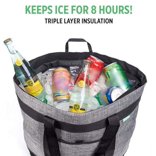 Insulated Cooler Bag with Thermal Insulation, Collapsible Y5679
