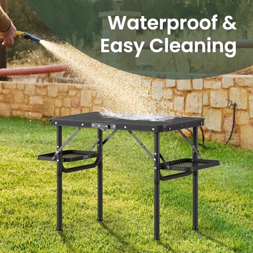 Folding Camping Table Small 2ft Portable Aluminum W647