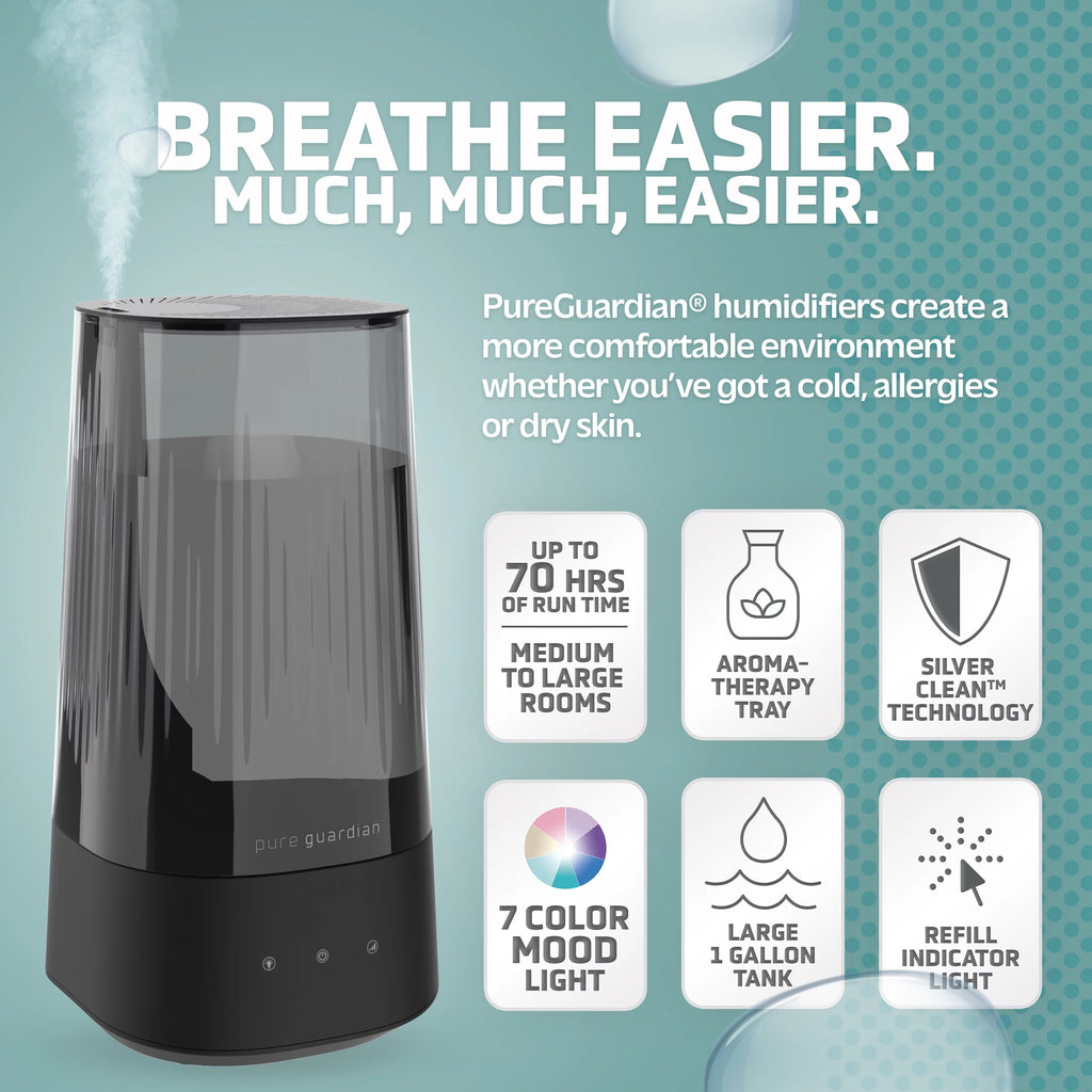 Ultrasonic Cool Mist Humidifier with Aroma Tray L80012