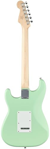 Stratocaster Electric Guitar Bundle with Amplifier, Gig Bag, Strap, Cable, Picks, and DVD S5583