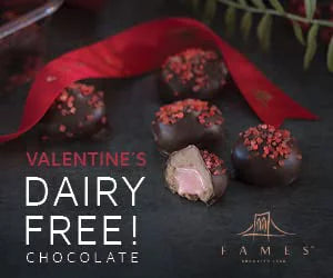 Gourmet Chocolate Gift Box - Handmade Truffles, Dairy Free, 32 Assorted Dark Chocolates F675061