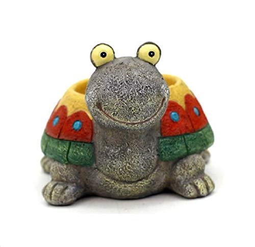 Turtle Shape Resin Succulent Plant Pot for Desk W9212