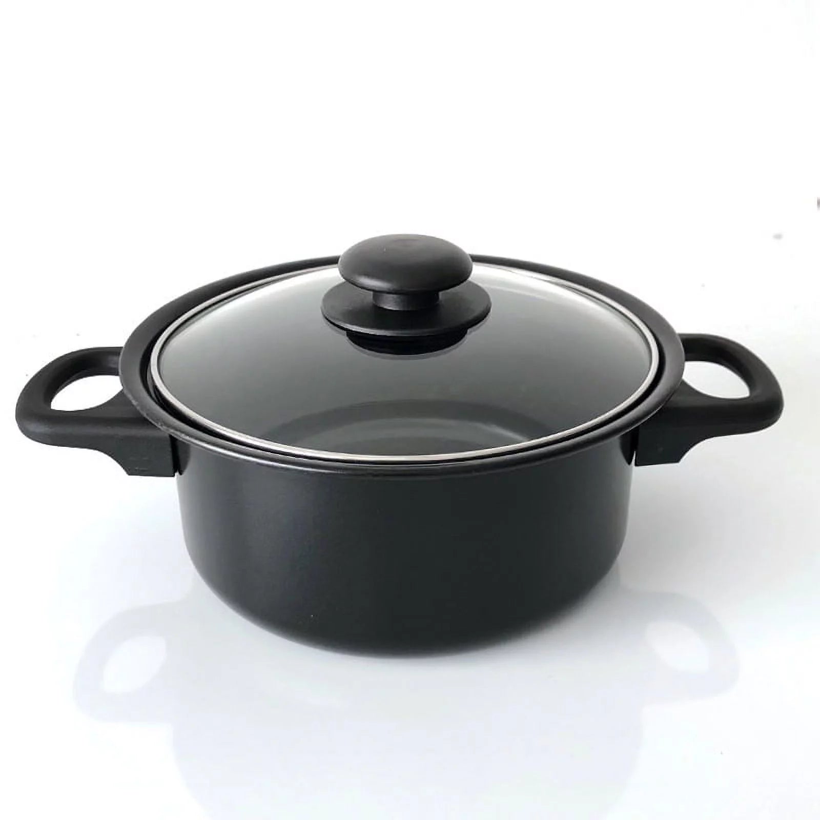 Non-Stick Cookware Set, 13 Piece, Portable with Glass Lids J188