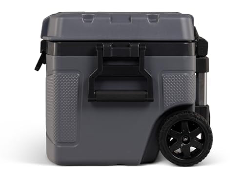 52Qt Wheeled Cooler, Insulated Hard Shell Ice Chest U65603