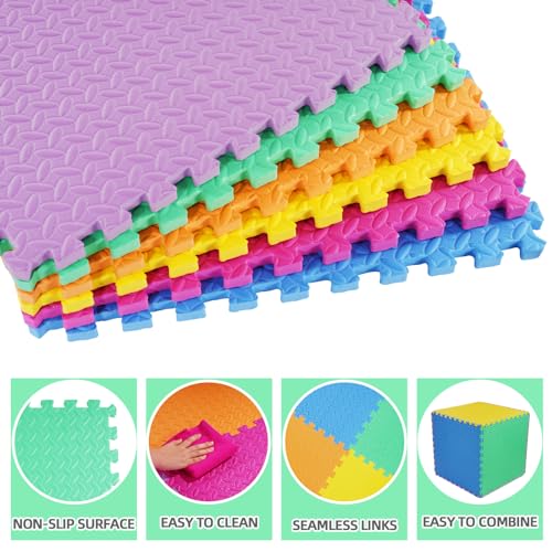Puzzle Exercise Mat with EVA Foam Interlocking Tiles for MMA, Gymnastics and Home Gym N211438