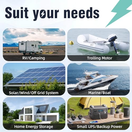 12V 100Ah LiFePO4 Battery for RV, Marine, Solar, Off-Grid V219750