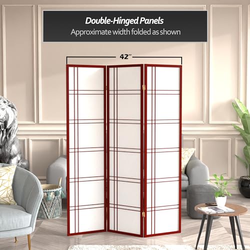 6 Panel Honey Room Divider X65165