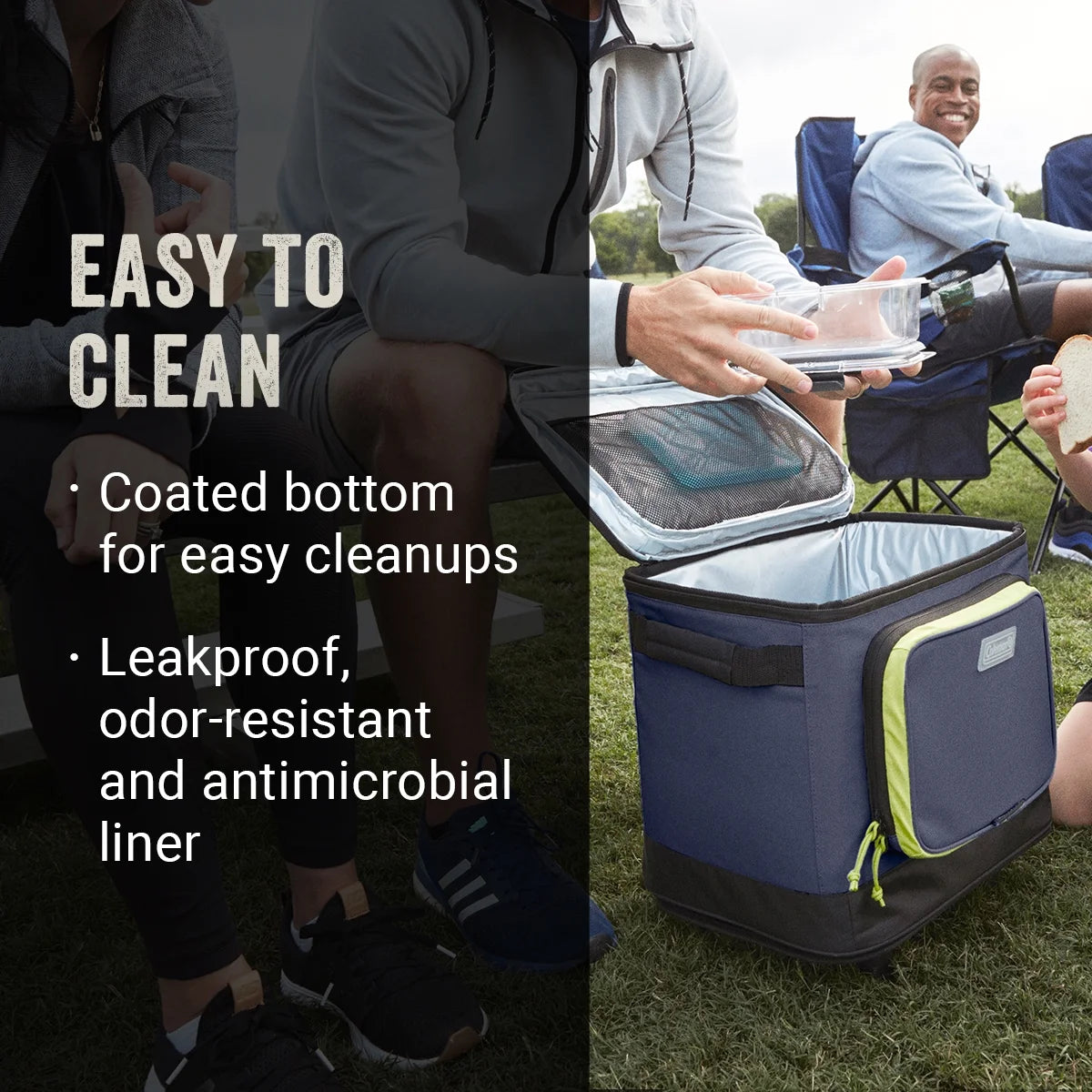 Soft Sided Cooler with Wheels, 42 Cans I1578