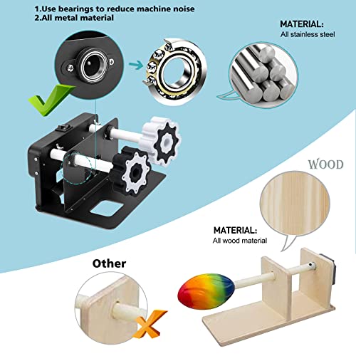 4 Cup Turner Tumbler Kit with Four-Arm Spinner for DIY Epoxy Glitter Tumblers U225250